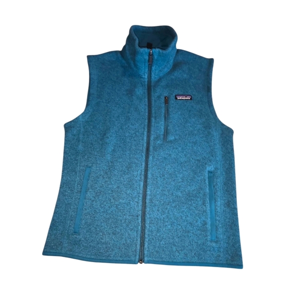 Men's Patagonia Better Sweater Zip Vest Underwater Blue Fleece Zip Sall Small - Picture 12 of 14